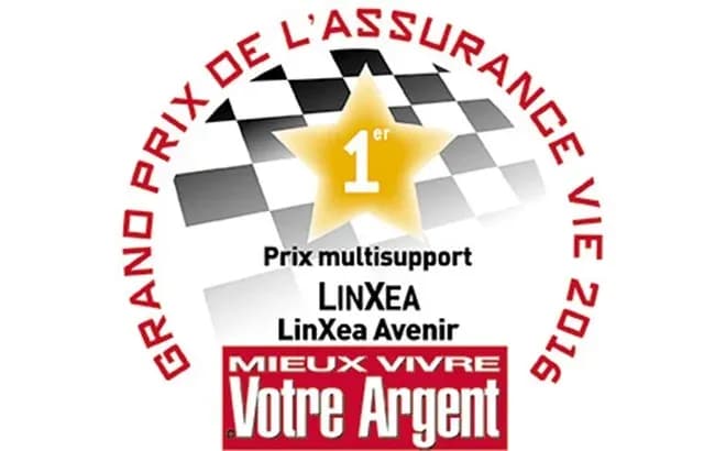 Grand Prix de l'Assurance Vie 2016 - 1ère place pour Linxea Avenir - Mieux Vivre Votre Argent