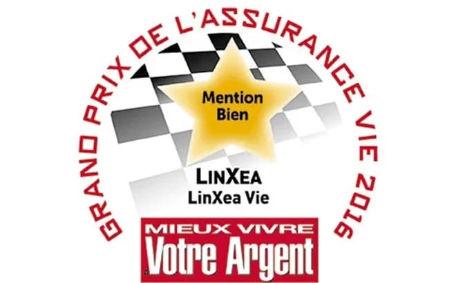 Grand Prix de l'Assurance Vie 2016 - Mention Bien pour Linxea Vie - Mieux Vivre Votre Argent