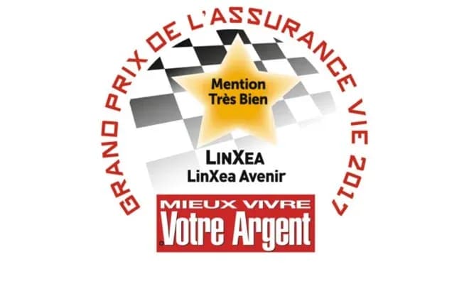 Grand Prix de l'Assurance Vie 2017 - Mention très bien pour LINXEA Avenir  - Mieux Vivre Votre Argent
