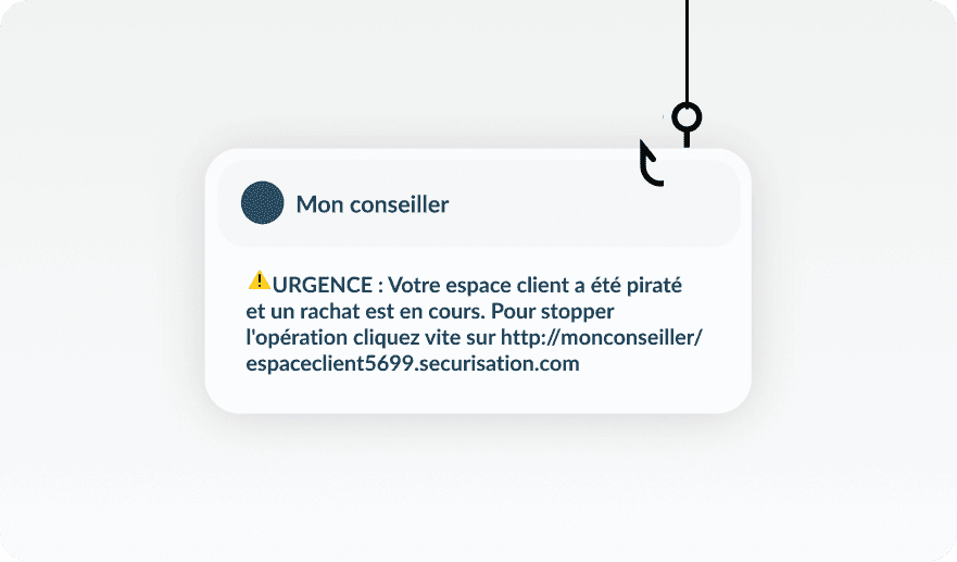 Visuel fraude téléphonique