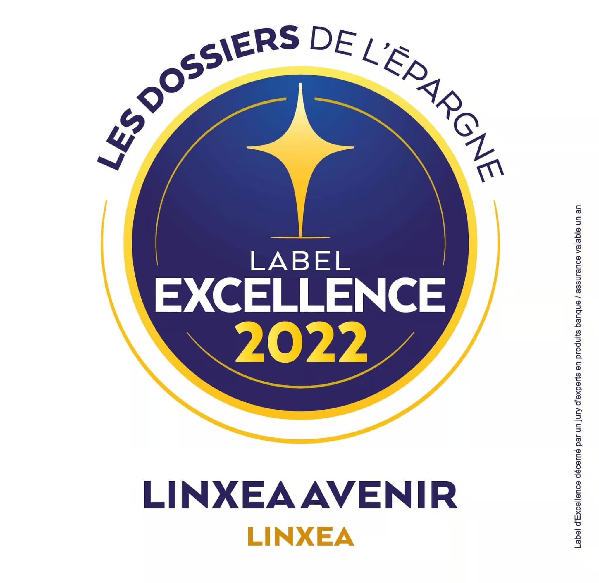 Les Dossiers de l'Épargne Label Excellence 2022 pour Linxea Avenir