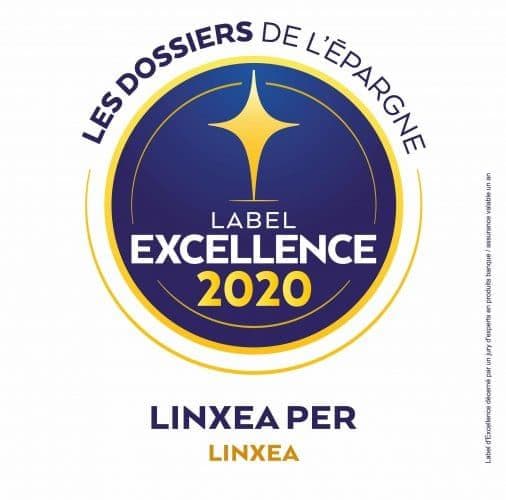 Récompense Excellence 2020 Linxea PER
