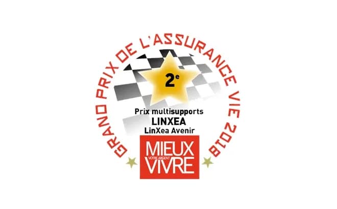 Grand Prix Assurance Vie 2018 - 2ème prix multisupports pour Linxea Avenir - Mieux Vivre Votre Argent