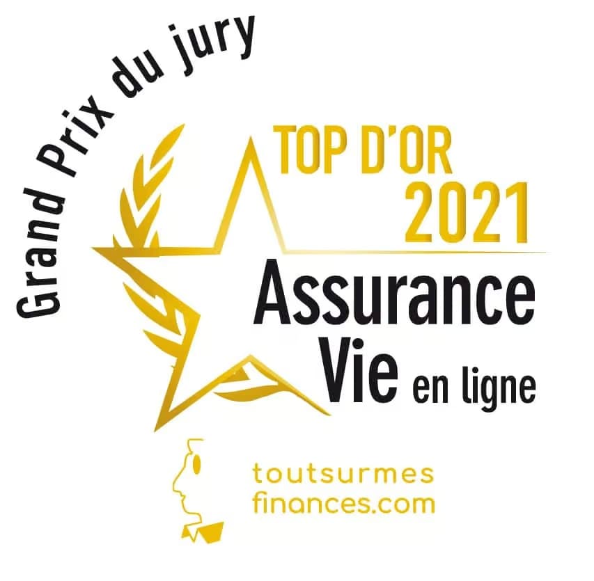 Grand Prix du jury TOP D'OR 2021 Assurance Vie en ligne - toutsurmesfinances.com