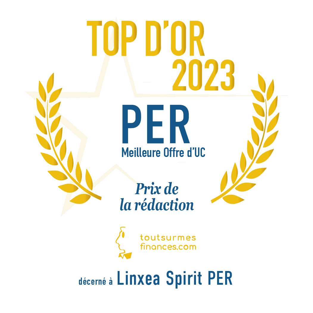 Top d'Or 2023 PER Meilleure Offre d'UC pour Linxea Spirit PER