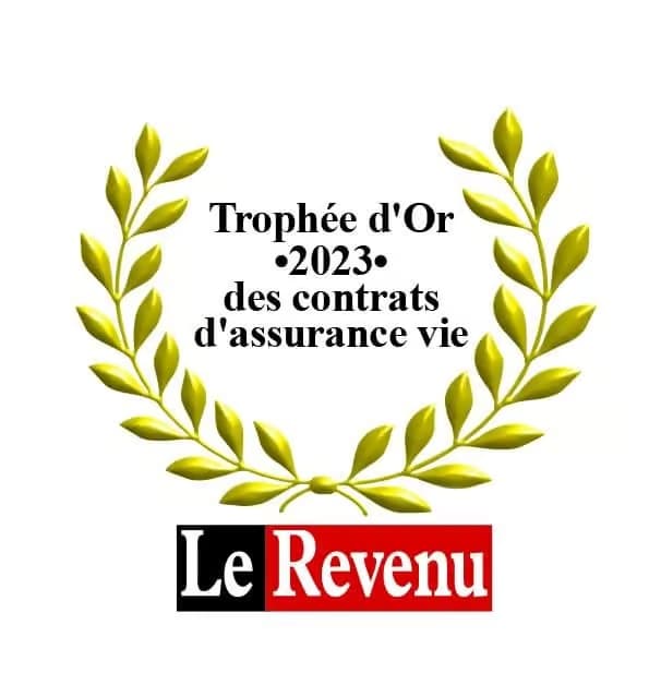 Trophée d'Or 2023 des contrats d'assurance vie par Le Revenu
