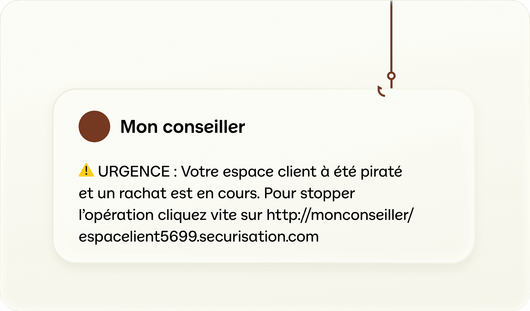 Visuel fraude téléphonique