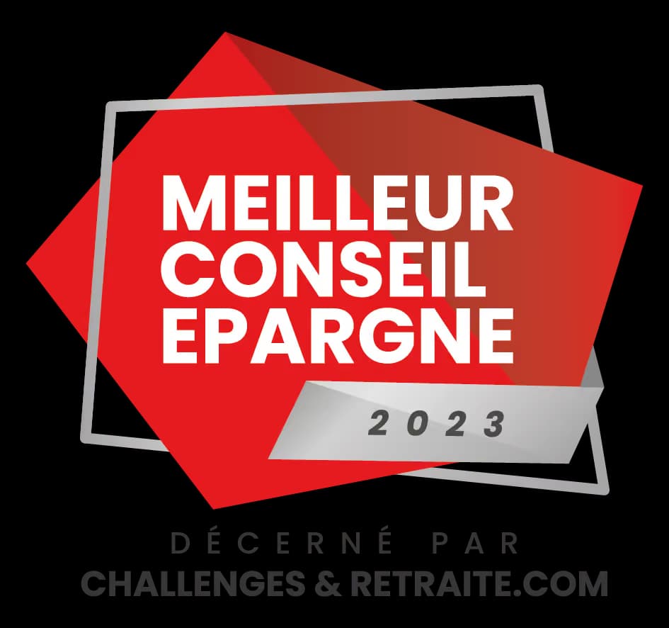Meilleur Conseil Épargne 2023' décerné par Challenges & Retraite.com