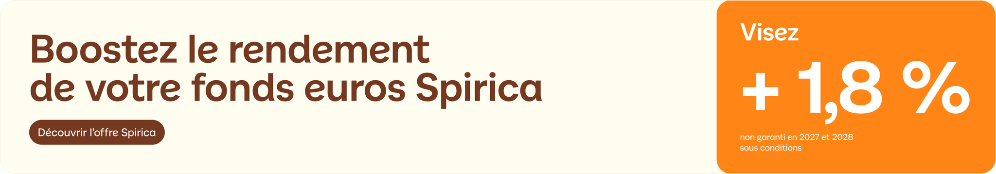 Boostez le rendement de votre fonds euros Spirica