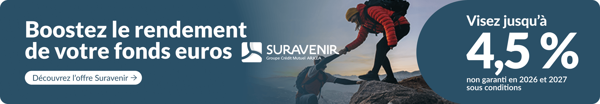 Bannière Boost Fonds euro Suravenir