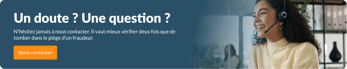 Bannière contact