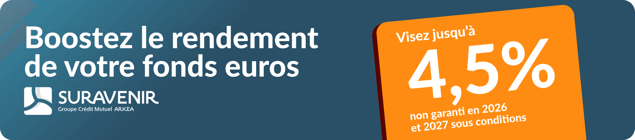 Boost Fonds euro Suravenir