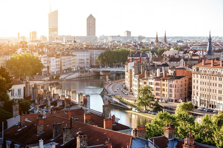 Paysage Lyon - France