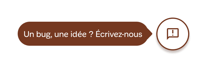Bouton feedback app