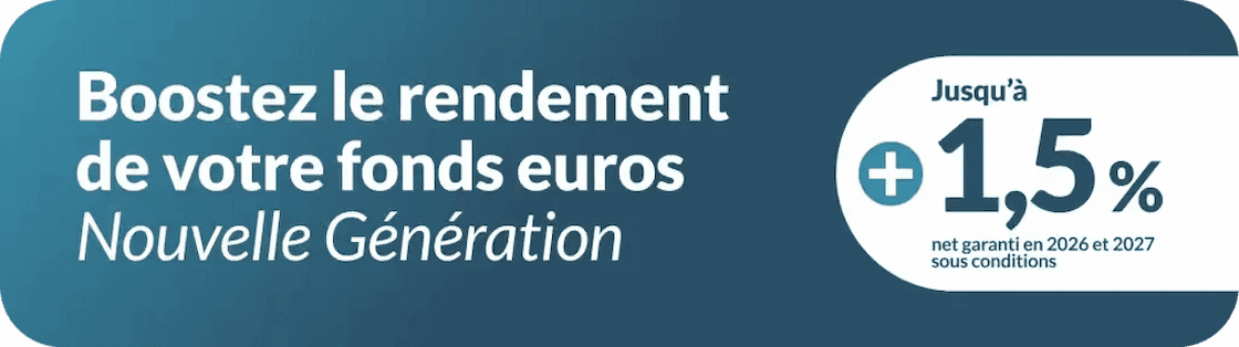 Bannière Boostez le rendement de votre fonds euro