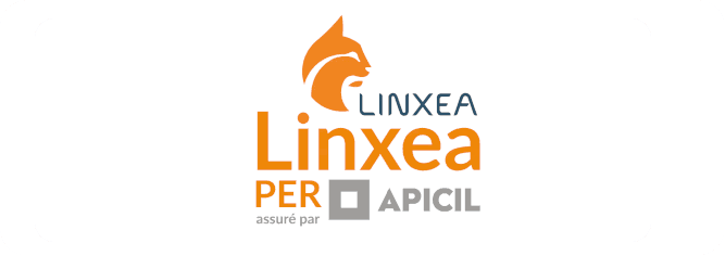 Logo du contrat Linxea PER, assuré par Apicil