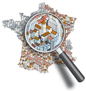 Carte de France immobilier