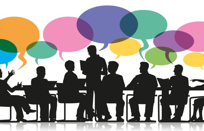 Réunion - bulles - discussion