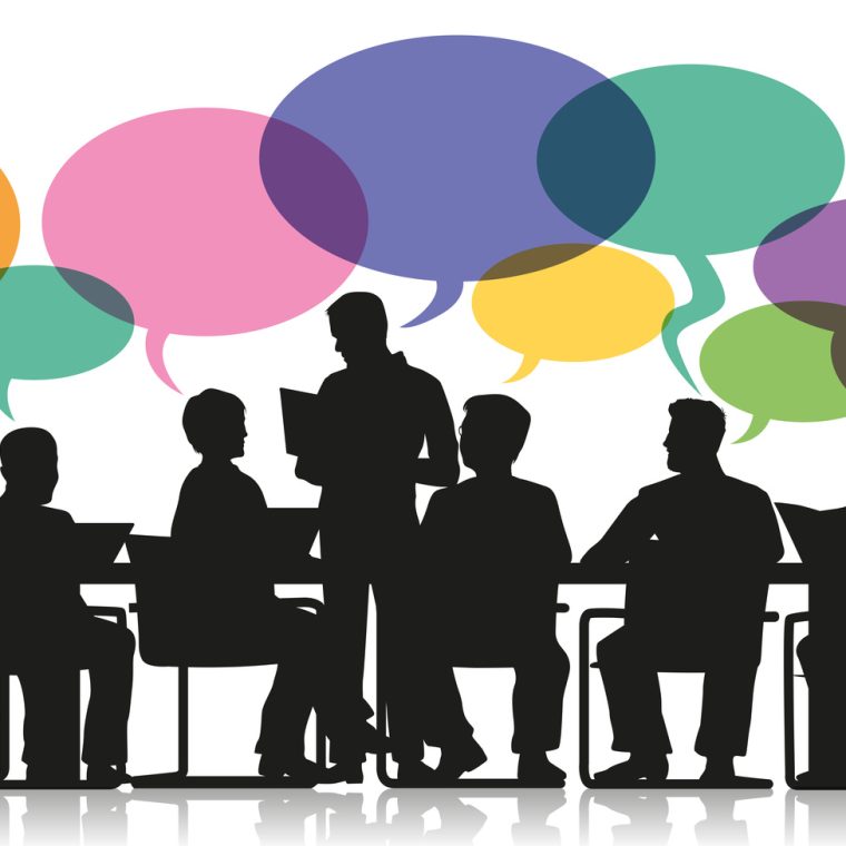 Réunion - bulles - discussion