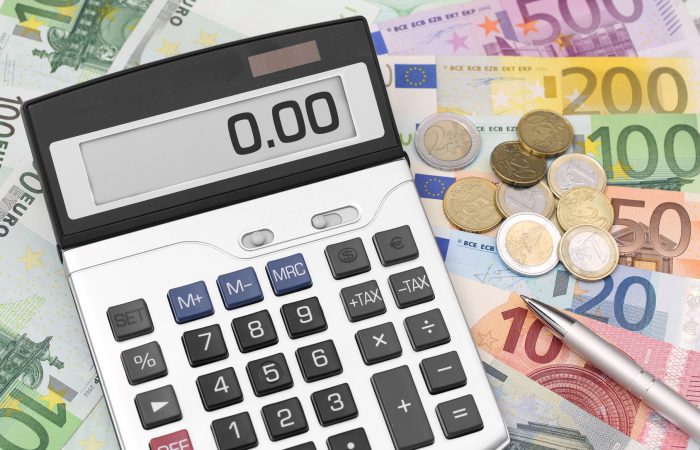 Résultat nul sur une calculatrice