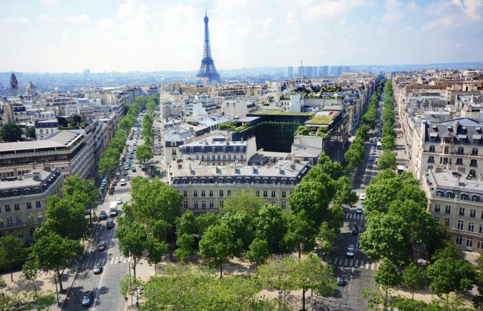 Vue aérienne de Paris