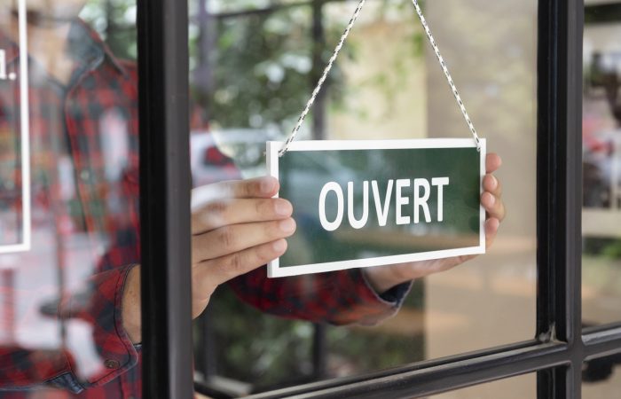 Magasin ouvert