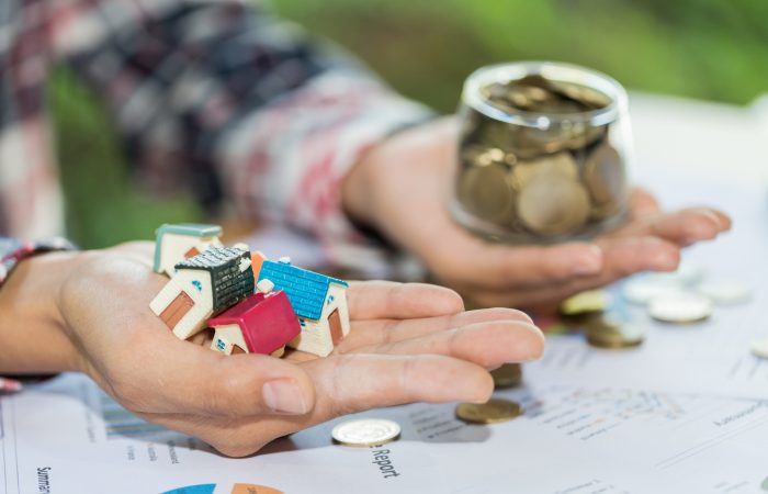 Maisonnettes dans la paume