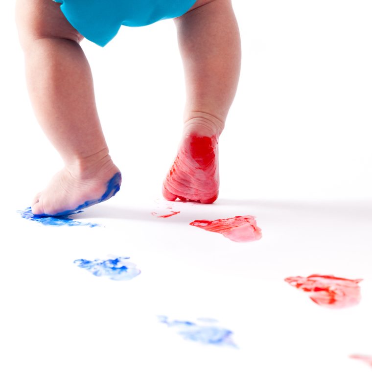 Empreintes de pieds de bébé
