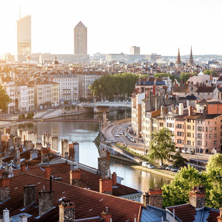 Paysage Lyon - France
