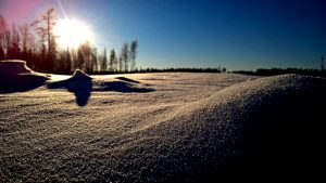 Neige et soleil