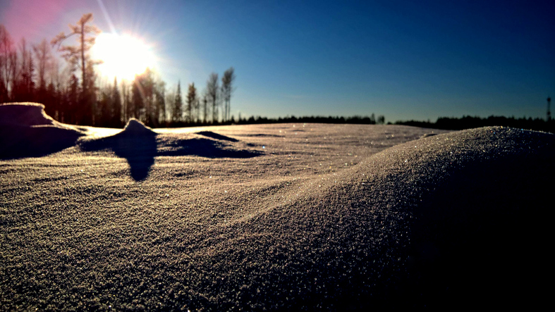 Neige et soleil