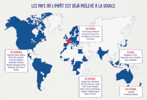 Les pays où l'impôt est déjà prélevé à la source