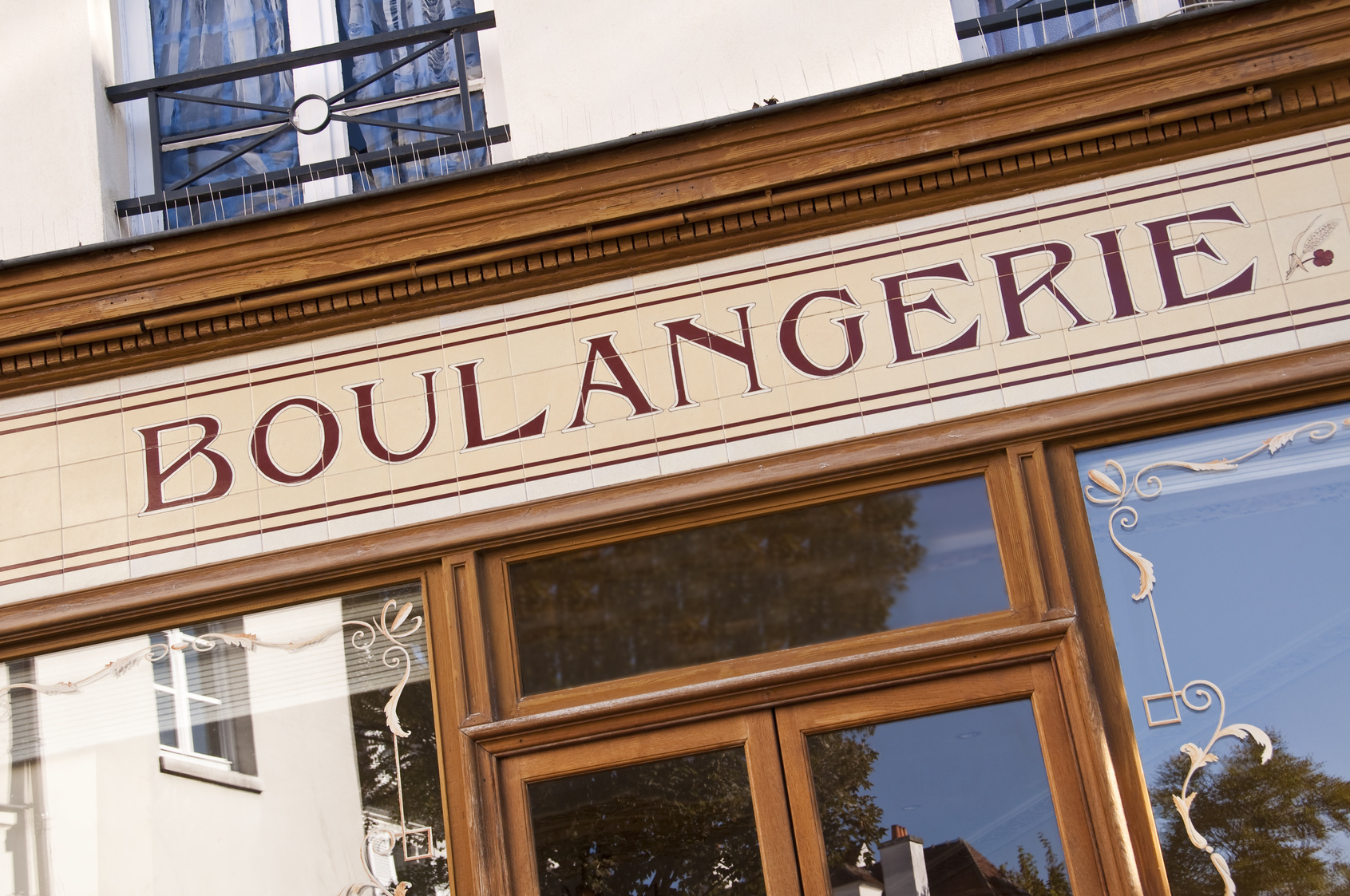 Vitrine de boulangerie - Paris, France