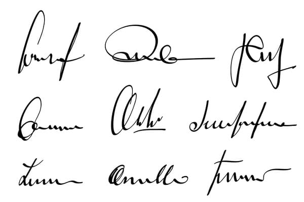 Signature scannée