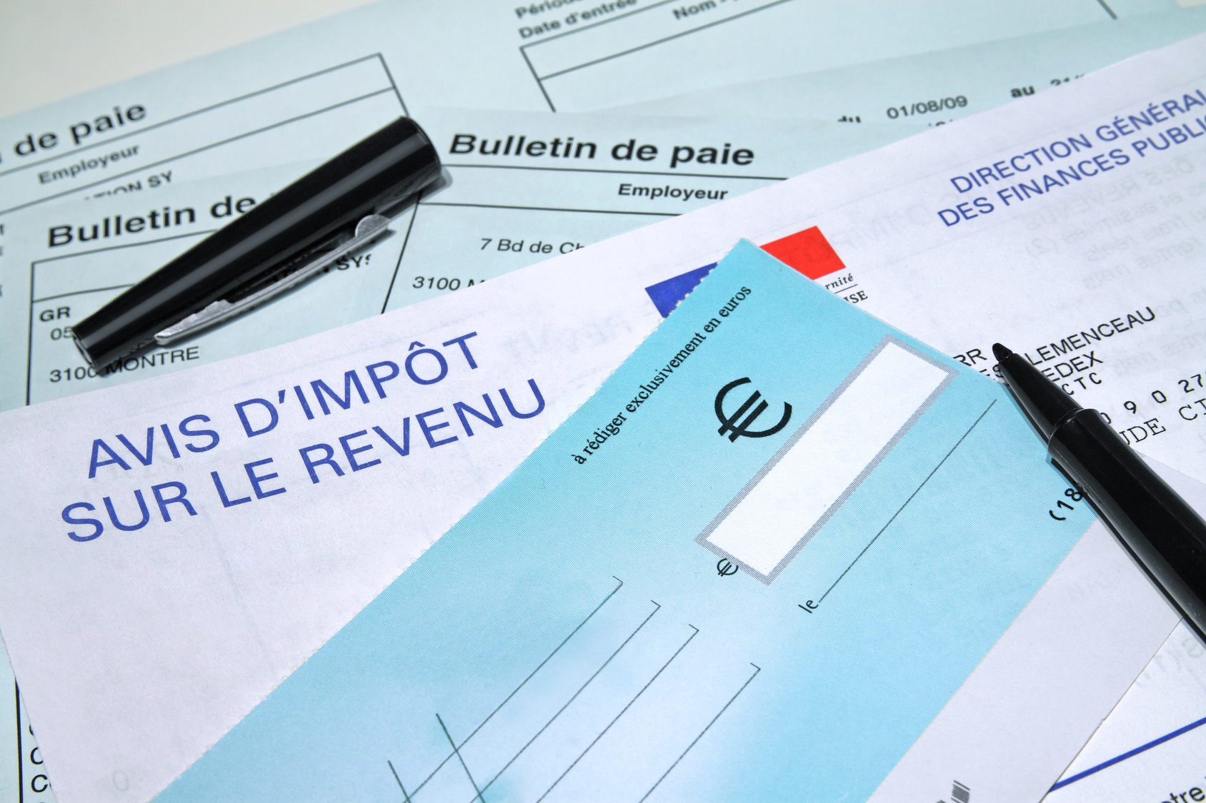 Déclaration impôts revenus